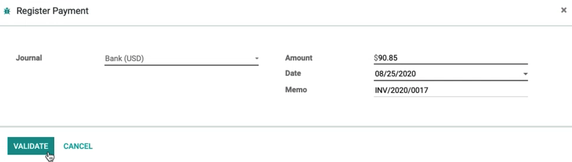 Odoo - Sample 2 for three columns