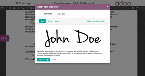 Odoo • Image and Text